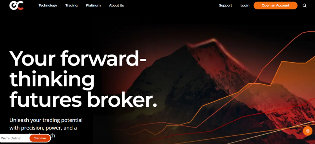 Homepage der EdgeClear Website