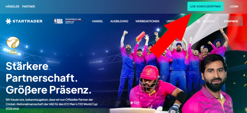 Konto eröffnen bei StarTrader