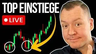 So geht Daytrading: Meine 1-Minuten Chart Strategie (Live)