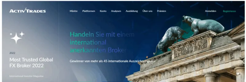 ActivTrades Website