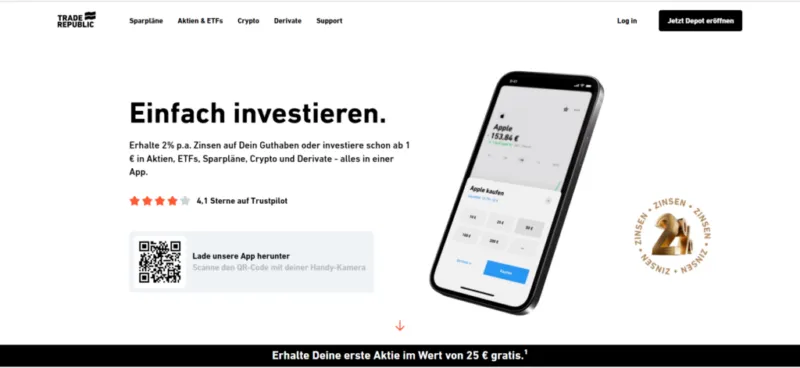 trade republic website