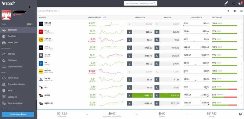 eToro Depot