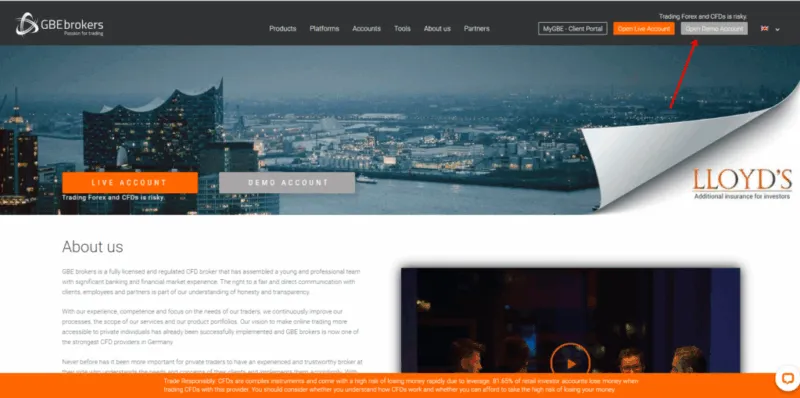 gbe broker website