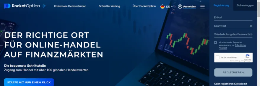 Pocket Option Website