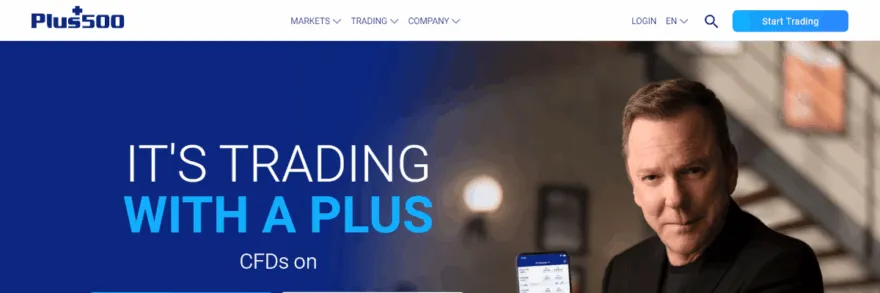 Plus500 Website