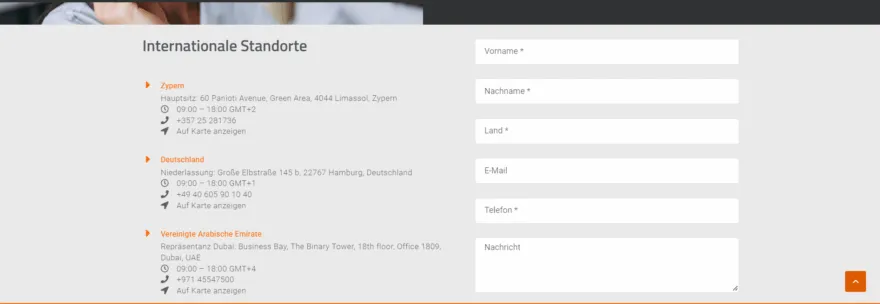 Kundensupport von GBE Brokers