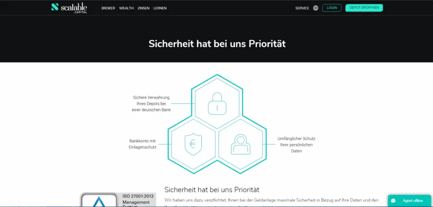 kundengelder sicherheit scalabe capital