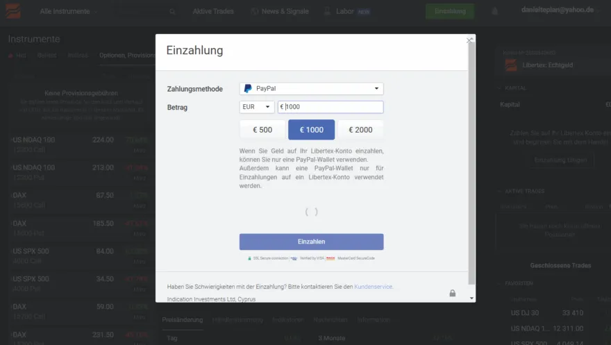 libertex einzahlung