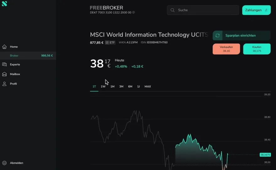 Scalable Capital Plattform