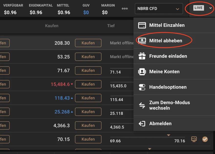 capital.com auszahlung