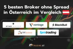 Die 5 besten Broker ohne Spread in Österreich im Vergleich