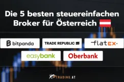 Die 5 besten steuereinfachen Broker für Österreich.