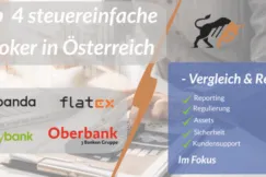 Top 4 steuereinfache Broker in Österreich Vergleich