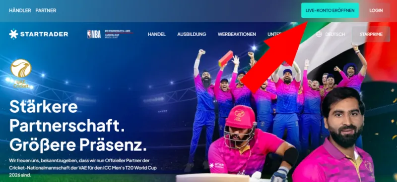 Konto eröffnen bei StarTrader