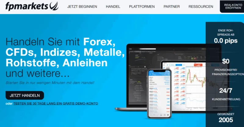 FP Markets Website