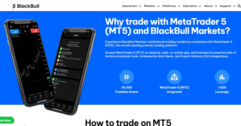 BlackBull Markets MetaTrader 5 Broker