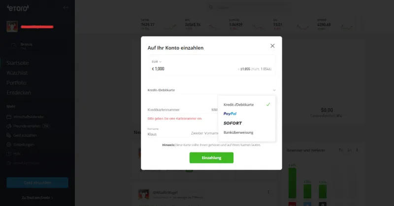 etoro einzahlung