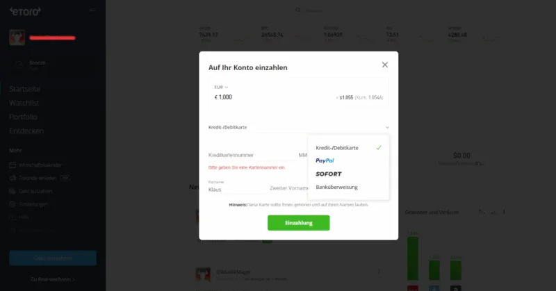 etoro einzahlung