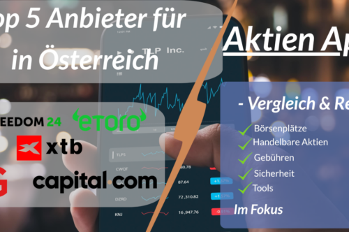 Top 5 Aktien Apps in Österreich Vergleich